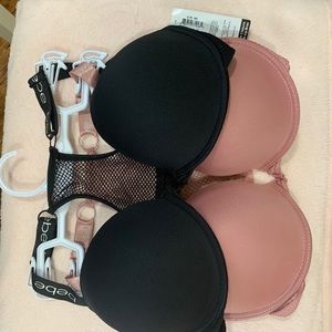 bebe 2PACK bras 38C